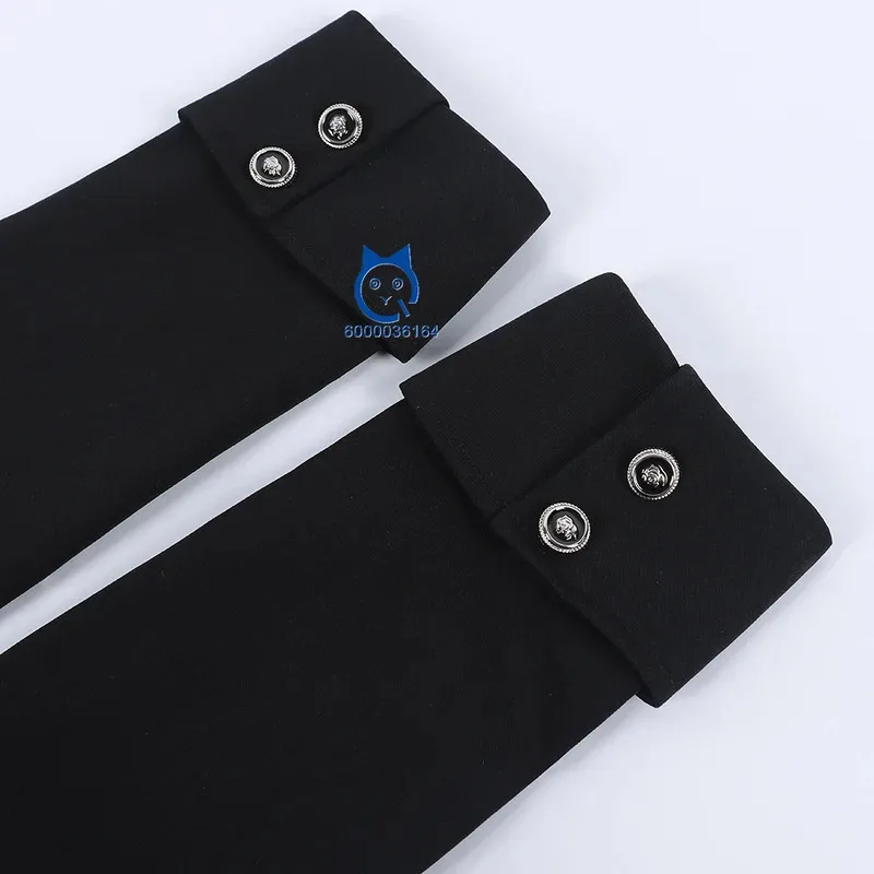 مجموعة تنورة بدلة سوداء أنيقة من Game Love and Deepspace زي موحد للنساء لحفلات الهالوين بدلة لعب الأدوار المباشرة