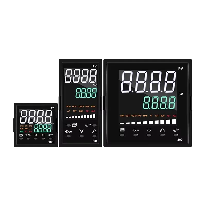 Multi-input K E 0-10V 4-20mA output SSR relay AC 220V 24VDC digital thermostat 2 alarm digital PID temperature