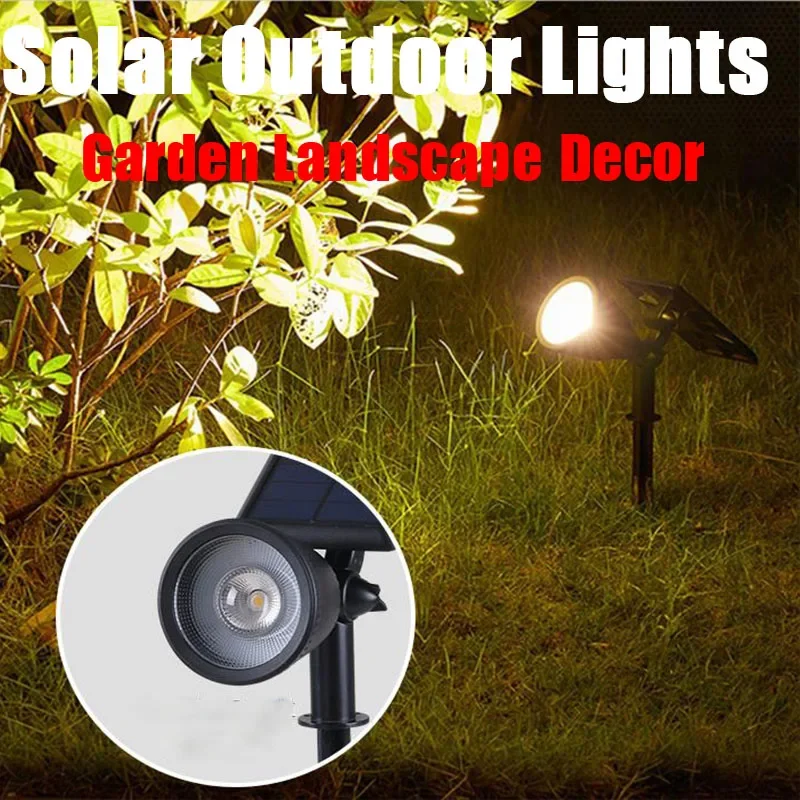 

Solar Powered Outdoor Garden Floor Mounted Lawn Lamps Household Lighting Wall Mounted Courtyard Light Tree Landscape Decoration