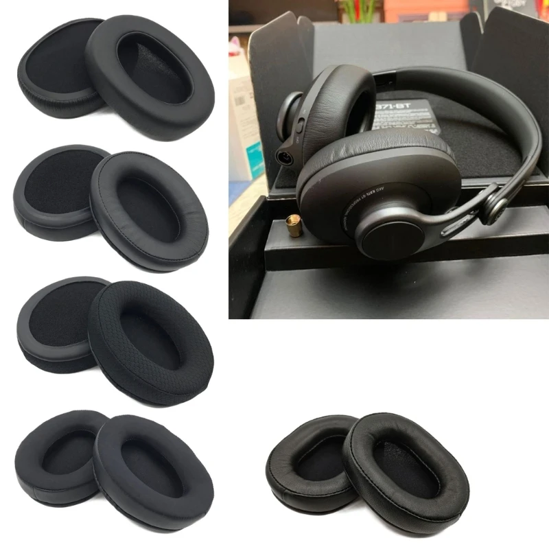 Replacement Earpad Ear Pad Cushions for AKG K361 K371 Headphones Lambskin Cool Ice Gel Leather Repair Part Cover Case