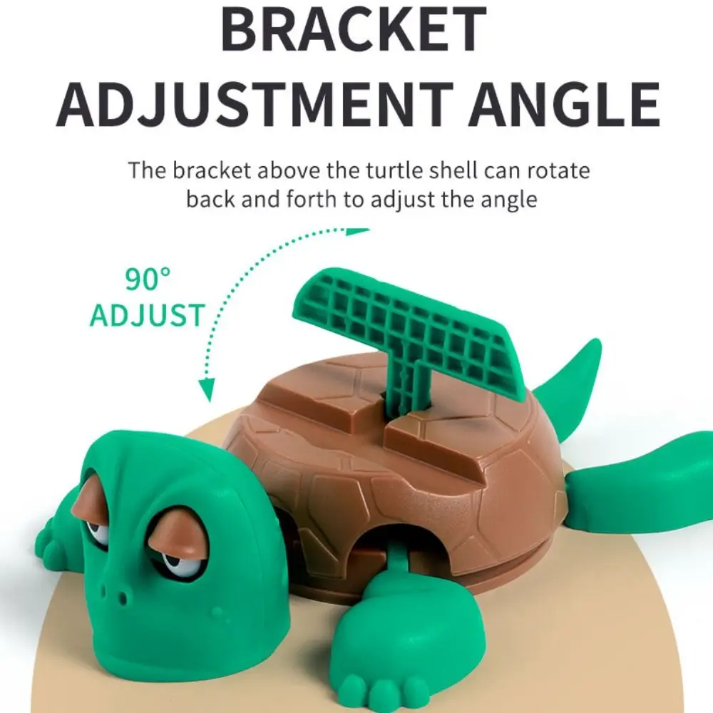 Assemblaggio fai-da-te Tartaruga Staffa per telefono cellulare ABS Presse Tartaruga Panicked Sottobicchiere Anti-scottatura Tartaruga spaventata Tartaruga Tazza Pad Quirky