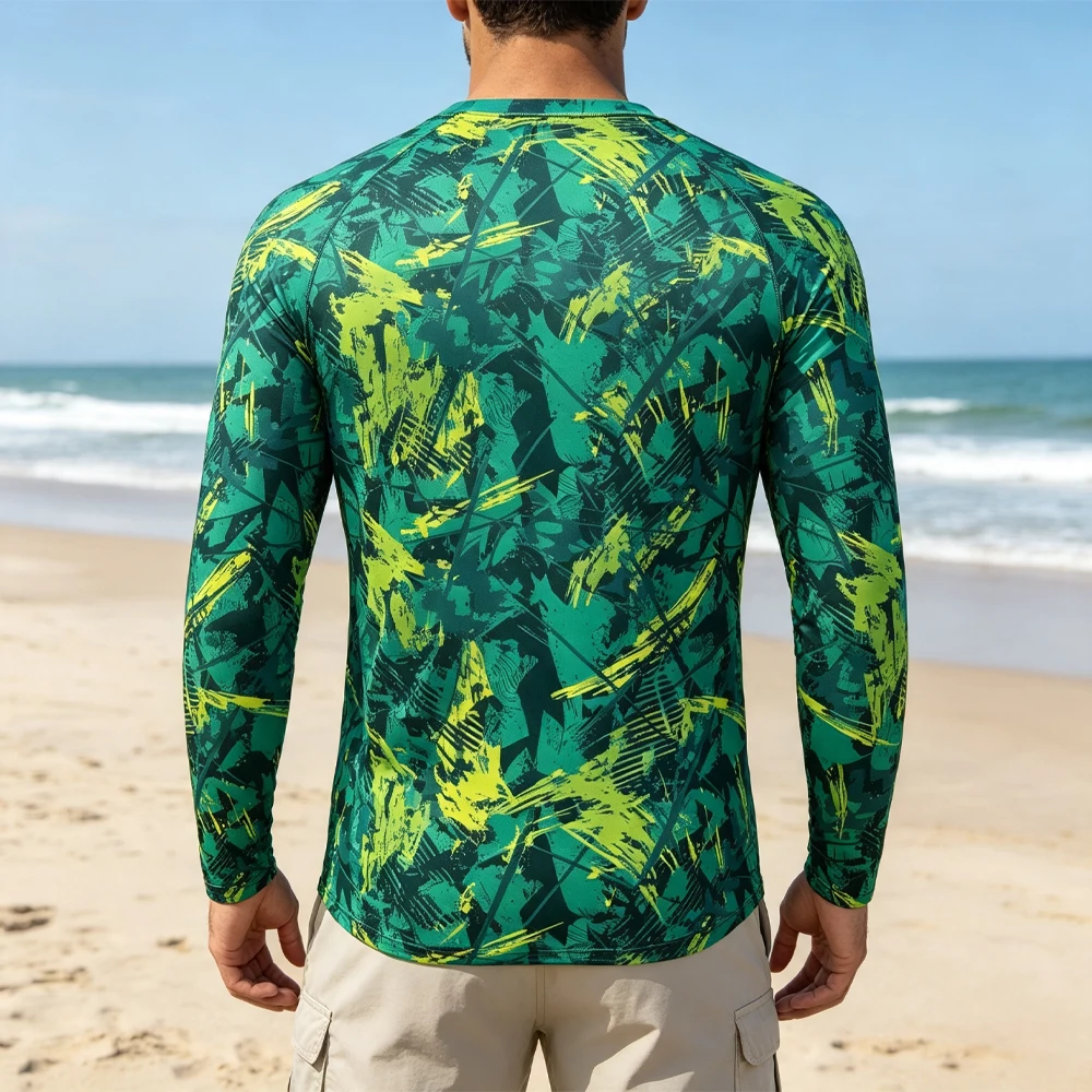 Men's Long Sleeves T-shirt Fitness Clothes Men's Spring Autumn Quick-Drying Clothes Training Sports T-Shirt Stretch Running Tops