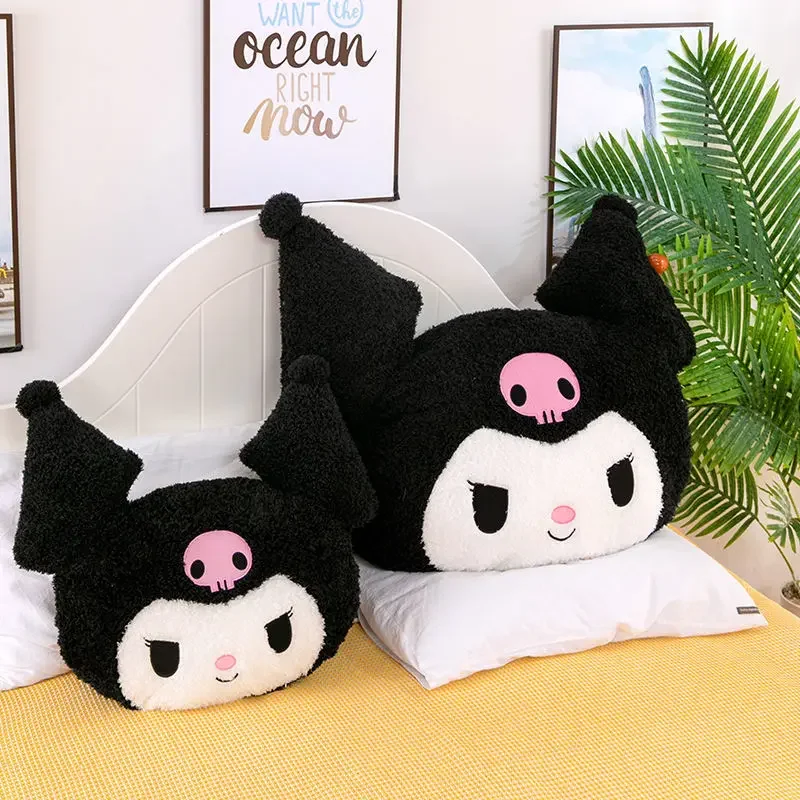 Oversized Kuromi Melody Sanrio Pluche Speelgoed Super Zachte Pluche Kussen Kussen Kwaii Pluche Speelgoed Kinderen Verjaardagscadeautjes