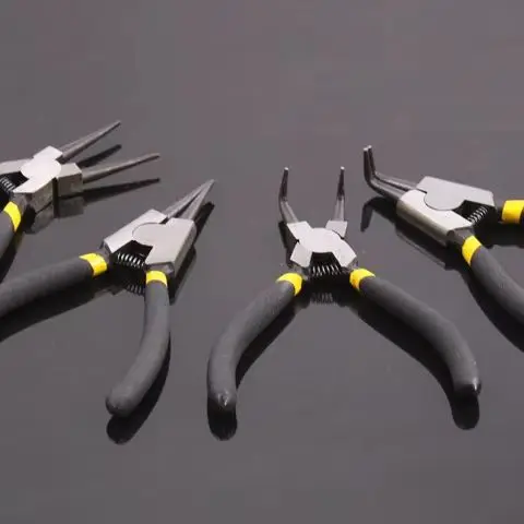 

5-In Circlip Pliers Needle Nose Pliers Retaining Ring Pliers For Removing Installing Puller Locking Rings Shafts Hand Tool