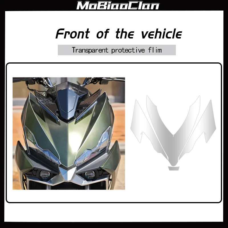 Per SYM DRG150 drg150 2025 Accessori di Modifica TPU Invisibile Copertura Auto Corpo Trasparente Pellicola Protettiva Serbatoio Carburante Adesivo