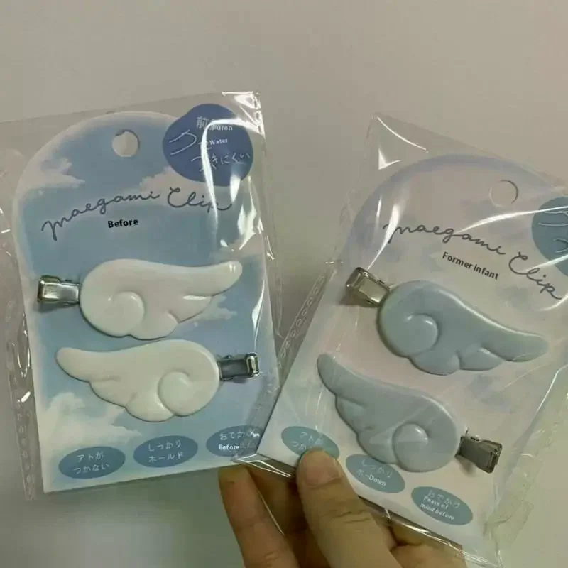 1p Air Cute Fashion High Quality Sweet Japanese Style Y2k Angel Wing Hair Clip Hairpin Barrettes Hairgrip Headdress Headwear