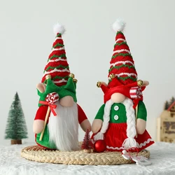 Christmas Faceless Doll With Lights Merry Christmas Decorations Xmas Gnome Doll Ornament For Home New Year Gifts 2023 Navidad