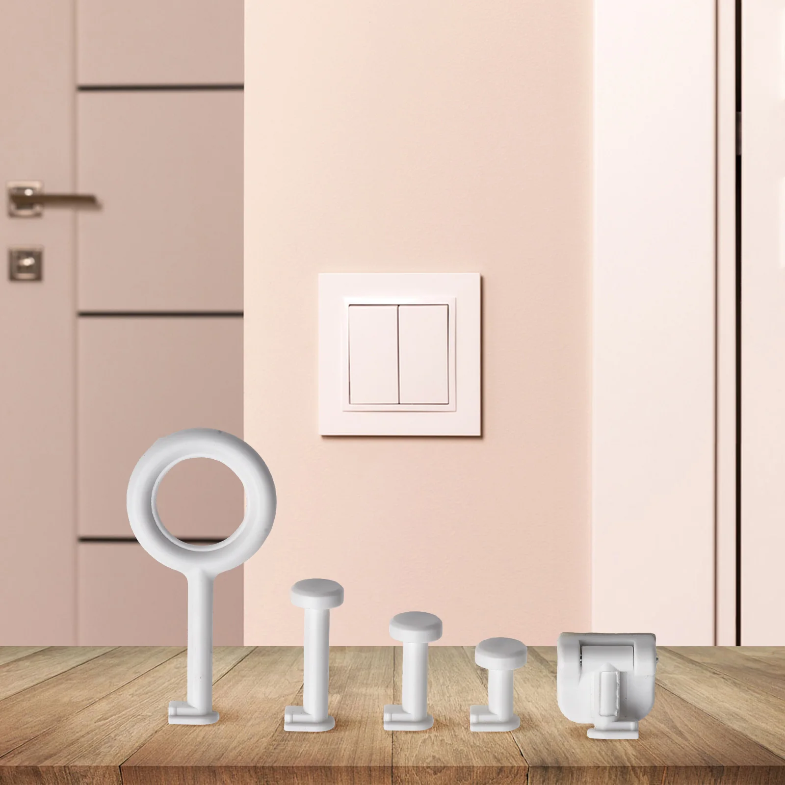 Smart Switch Button Pusher Kit Finger Robot with 5 Tool Heads and Convenient Buffer Block for Operations Smart
