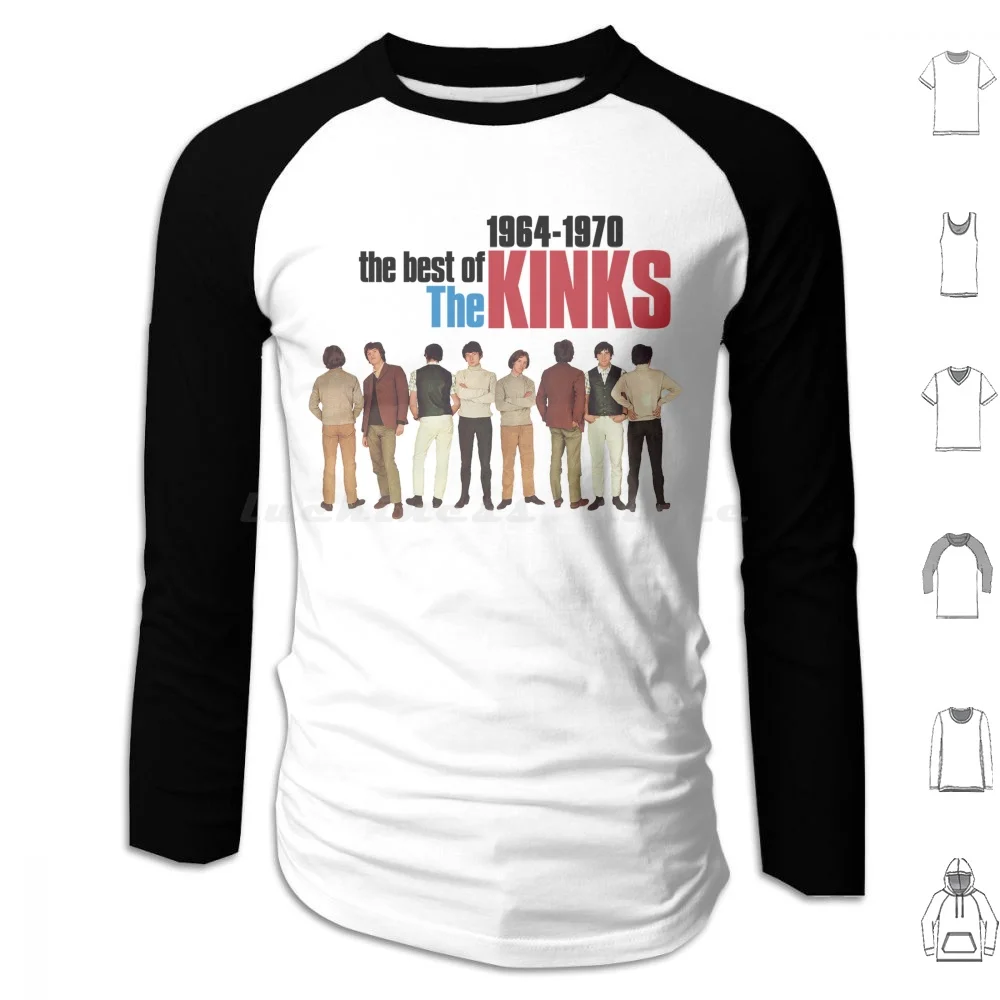 The Best Of The Kinks Hoodie cotton Long Sleeve The Kinks Swinging Sixties Ray Davies Lola Carnaby Street Kinks 3