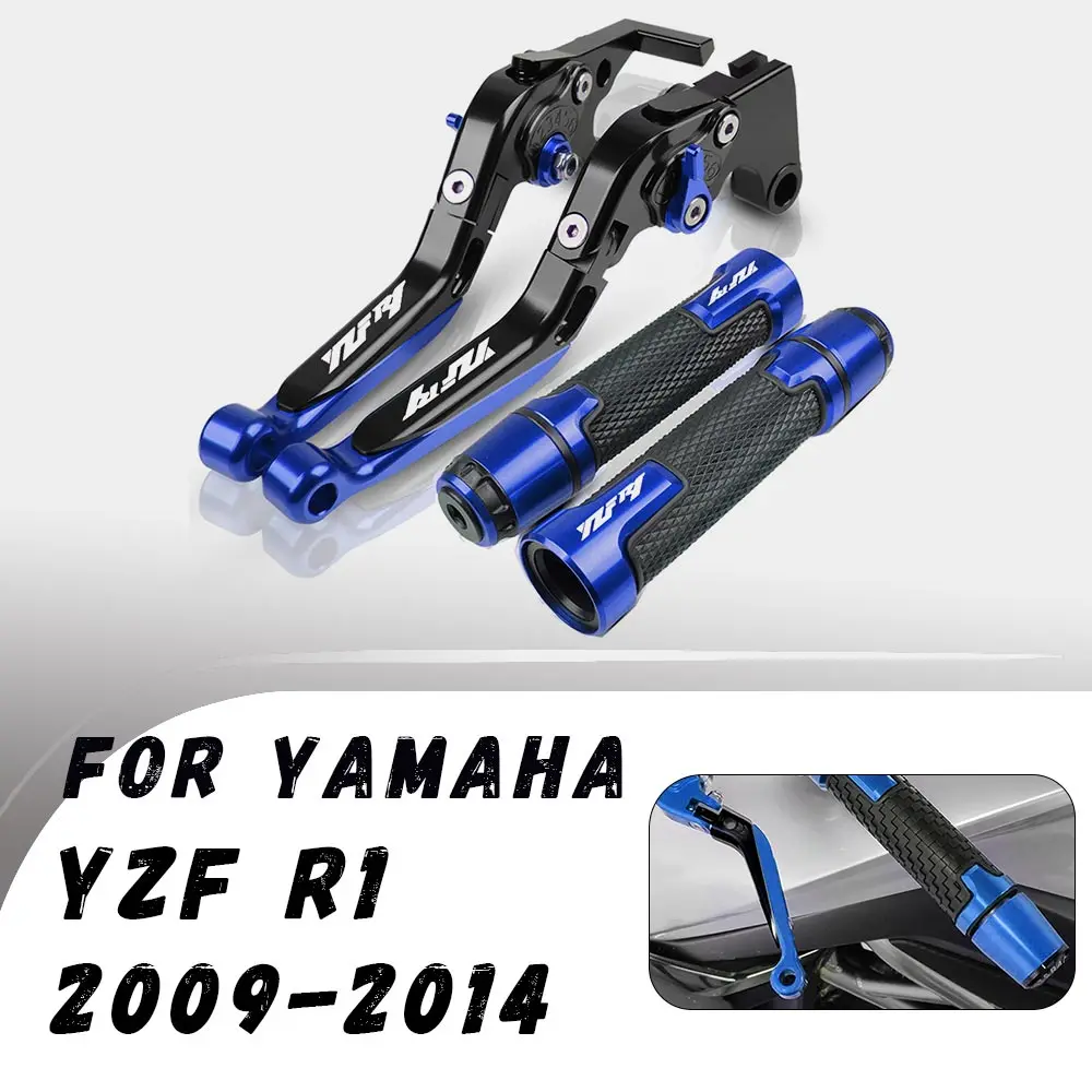 

For Yamaha YZF R1 2009-2014 Motorcycle Folding Brake Clutch Lever Handbrake Handlebars Grips Handles Hand Grips Motorcycle Parts