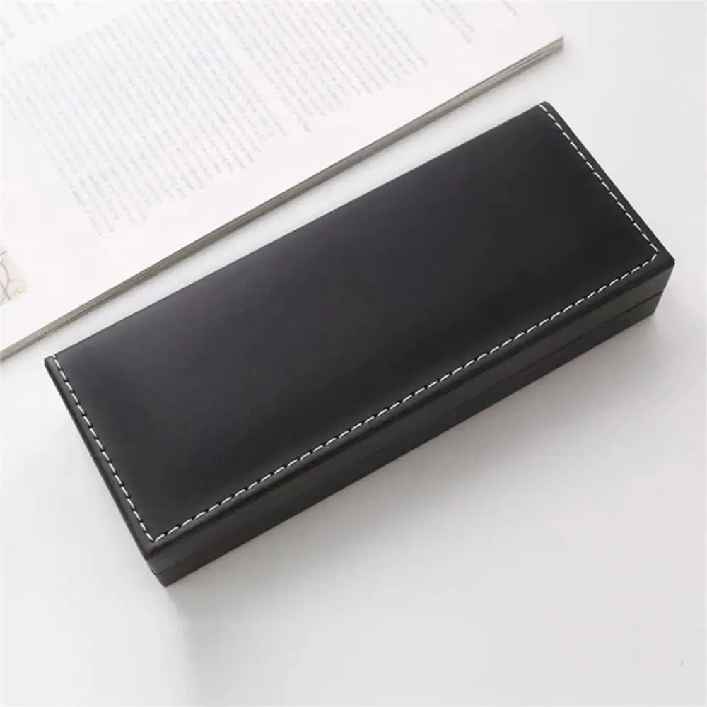 PU Material Fountain Pen Box Packaging Exquisite Gift Pen Box Rectangular Stationery Luxury Pen Storage Box Business Gifts