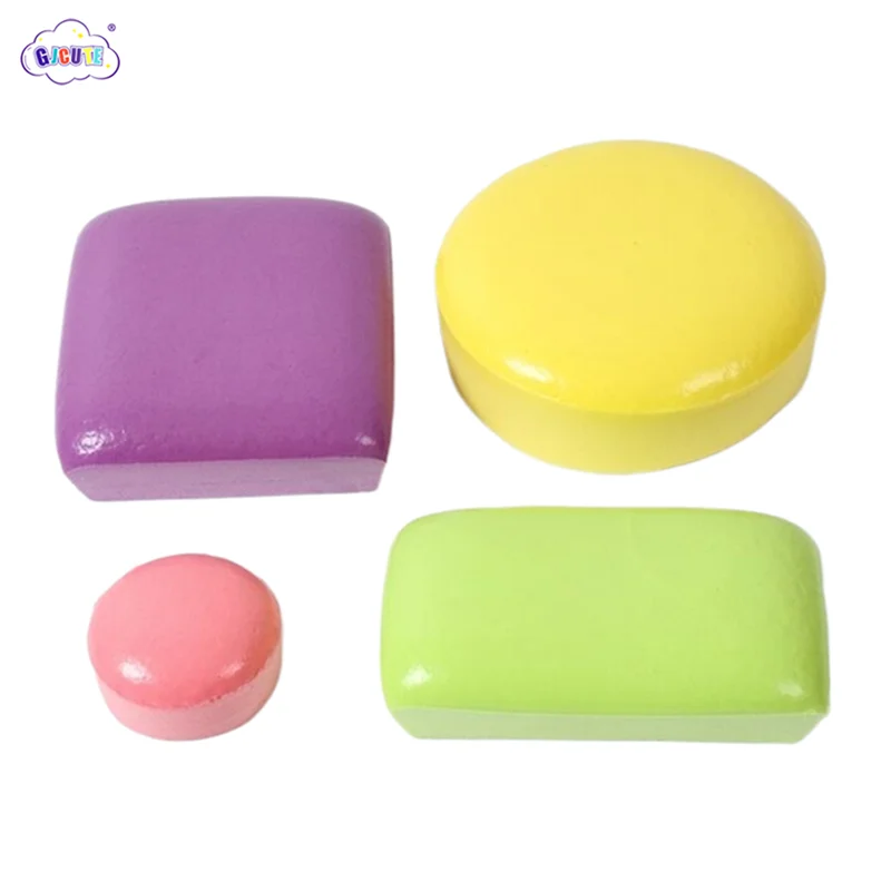 

1pcs Simulation Color Slow Rebound Pinch Decompression Vent Toy Bread Stress Relief Toy Creative Accessories Gift