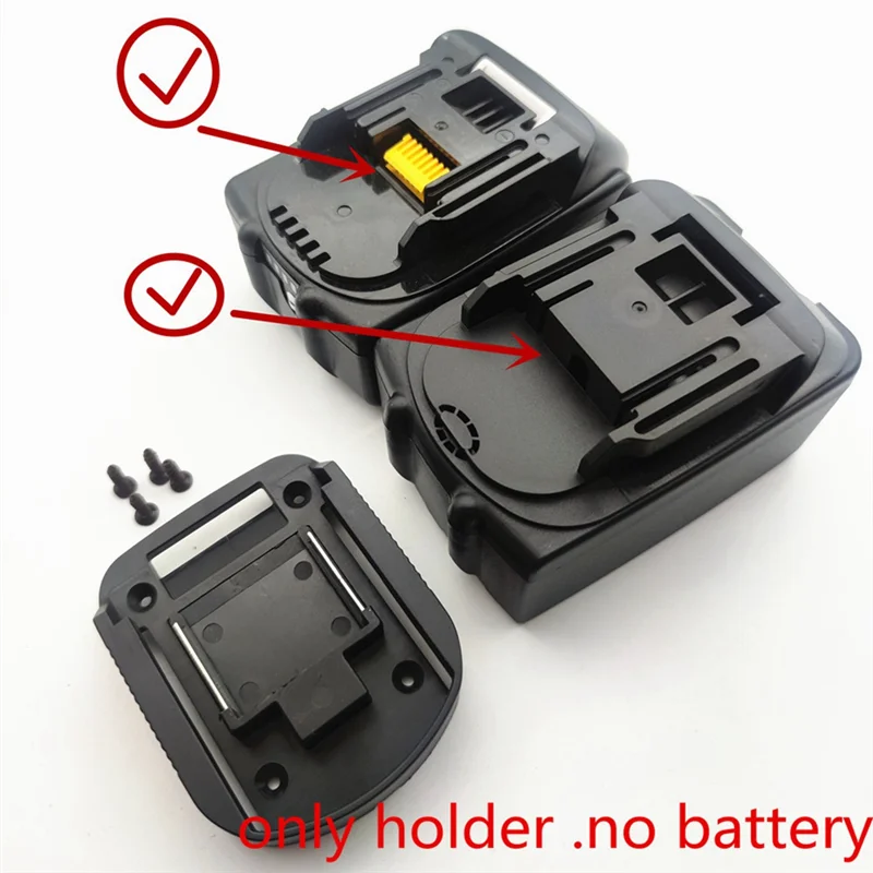 WORTHOWN-DIY Batterie Adapter Konverter Befestigungs Halterung Batterie Basis Lade Kopf Shell Für 18V Batterie Terminal Block