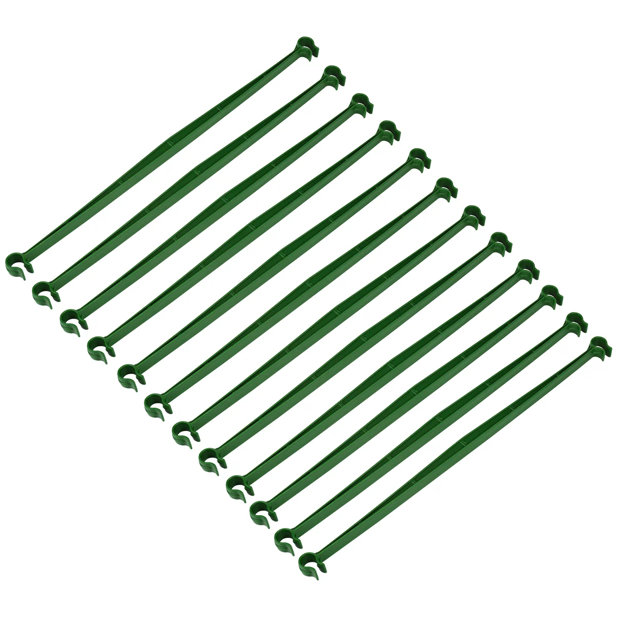 OUNONA 12pcs Expandable Trellis Connectors Plastic Connecting Rod Brackets Gardening Supplies for Any Plant Stakes