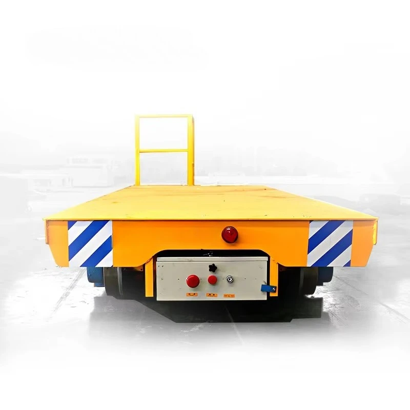 Hydraulic lifting device busbar transfer cart for plant raw materials