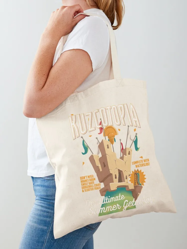 

The Emperor'S New Groove Kuzcotopia Tote Bag Women's shopper foldable reusable bag shopping bag university shopper