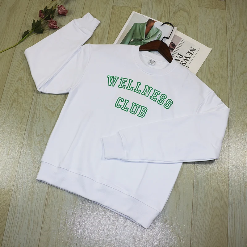 เสื้อสเวตเชิ้ตลายตัวอักษร Fce สำหรับผู้หญิง สไตล์ลำลอง สตรีทแฟชั่น แขนยาว คอกลม รุ่นใหม่ล่าสุดประจำฤดูใบไม้ร่วงและฤดูหนาว จากอเมริกาเหนือ