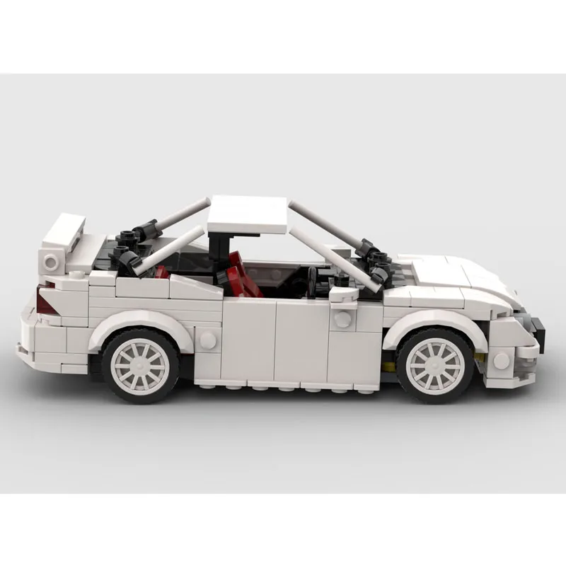 

MOC-200373 Белый спортивный суперкар нового стиля, модель из строительных блоков, 382 детали, MOC, креативный подарок для мальчиков на день рождения или Рождество