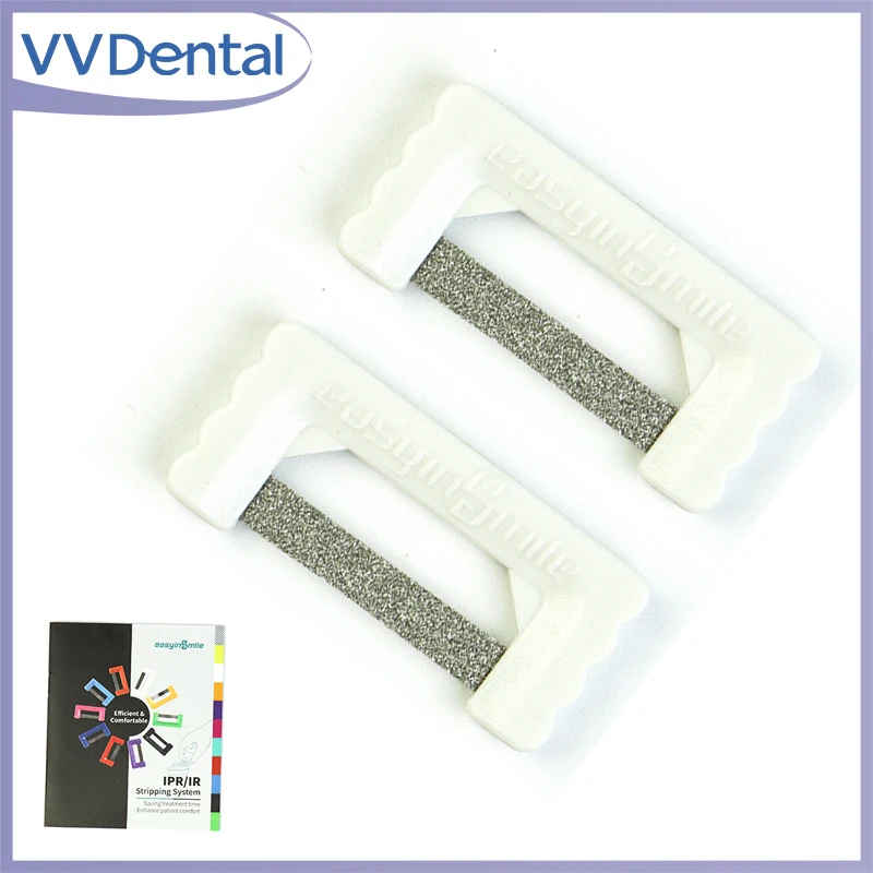 

VVDental 10Pcs Orthodontic Interproximal Reduction Strips Dental IPR System Kit Hand Use Polish Reusable & Autoclavable