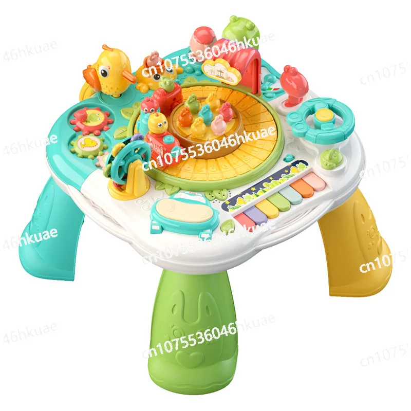 Educational toys, baby, early childhood, toddler, little girl, baby multi-functional play table