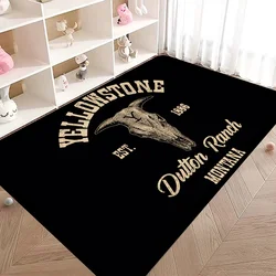 Yellowstone Dutton Ranch Floor Mat Non-Slip Laundry Room Mat Laundry Decor Balcony Child Living Room Household Carpets