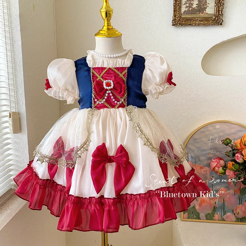 Girl Princess Dress2024New Summer GirllolitaChildren's Skirt Dress Summer Clothing