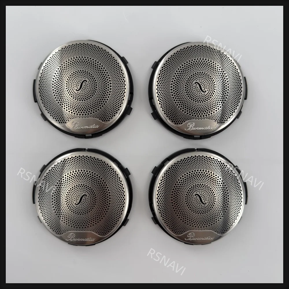 4-Door Unlit Midrange Speaker Grilles for Mercedes-Benz E-Class W213 2017-2023 Interior Decorative Car Audio Speaker Trim Covers