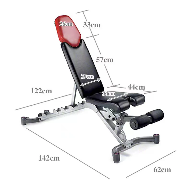Wholesale Price New Arrival Folding Bench Press Incline Adjustable Sit Up Weight Dumbbell Bench 2025 New