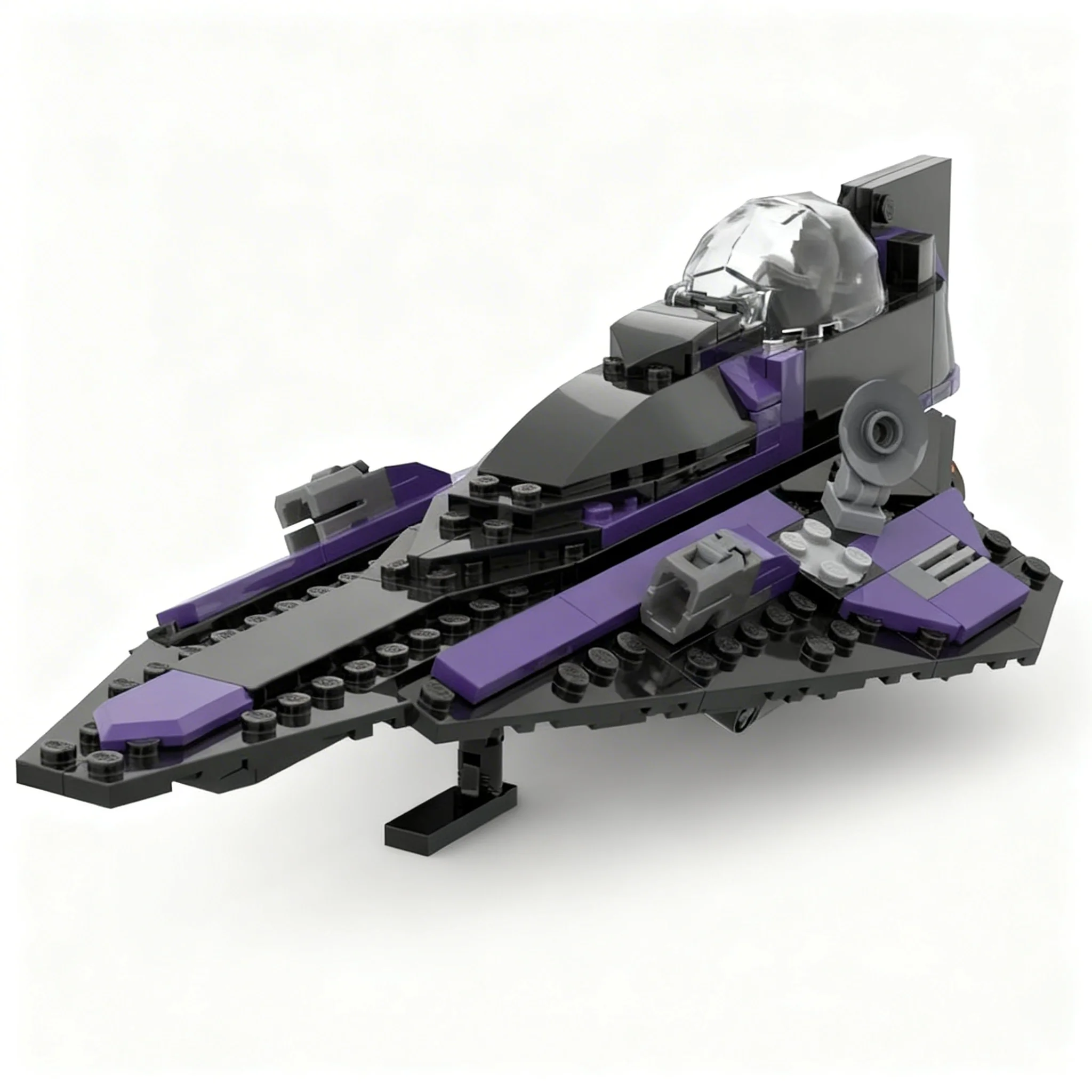 267pcs MOC Mace Windu Stealth Star Battle Space Model Building Blocks Tabletop Decor Shelf Display Home Decor Gift For Adults