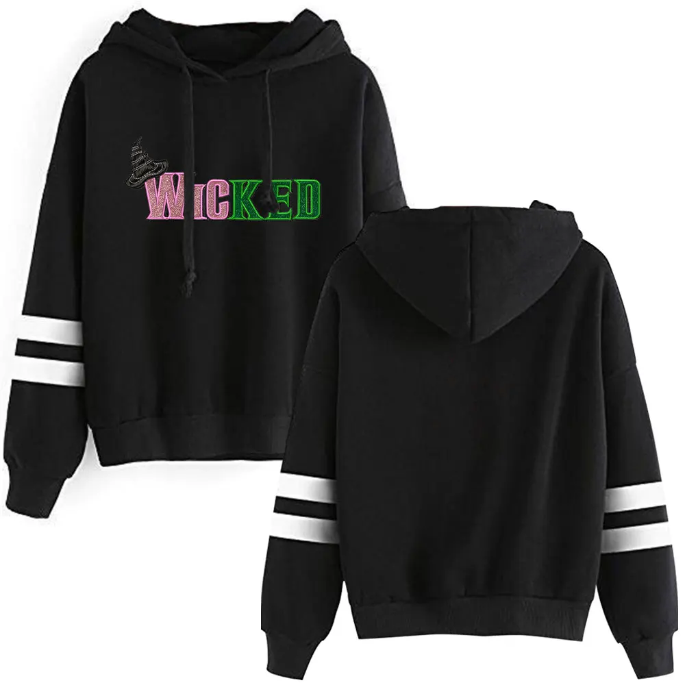 Wicked  hooded  Glinda & Elphaba  hooded Changed For Good  Wicked  hooded  Pocketless  sweatshirt men/women novelty  pullover