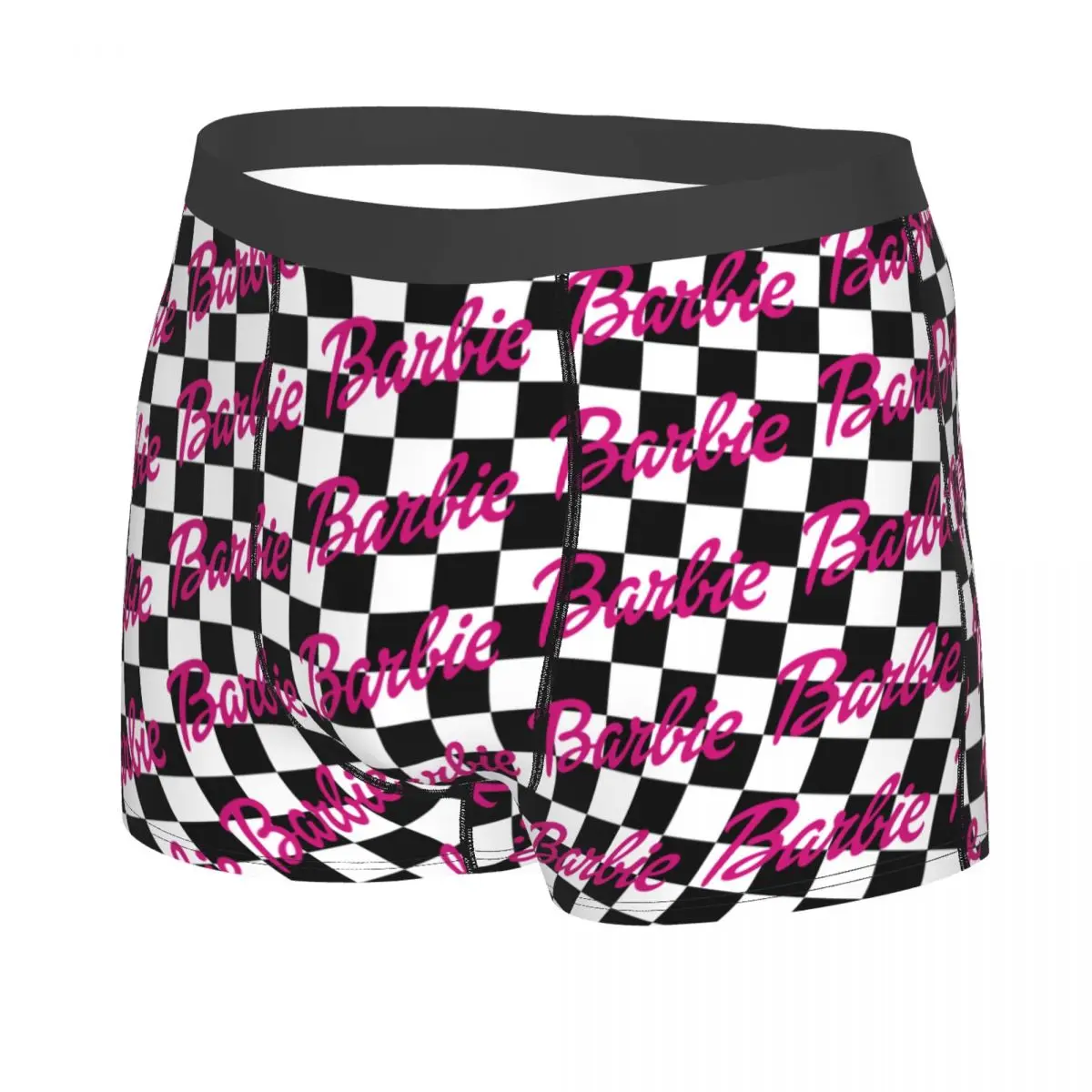 Customized Barbie Logo Underwear Men Printed Disney Boxer Briefs Shorts Panties Breathable Underpants