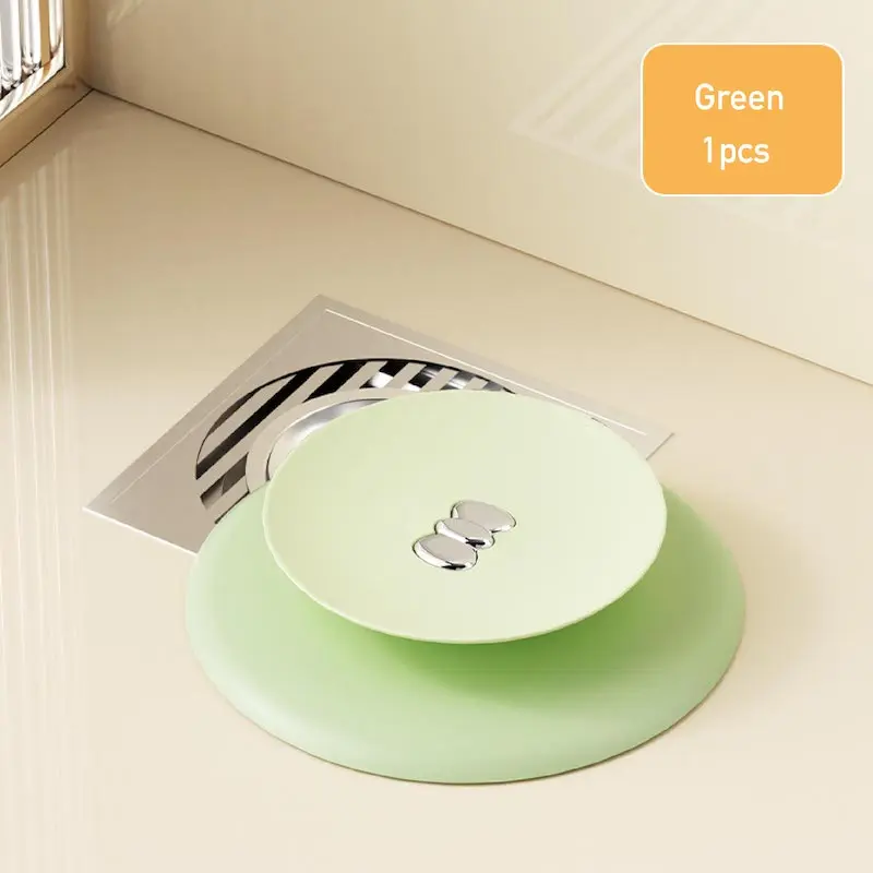 1Pcs Hair Strainer Sink Silicone Bathtub Shower Floor Drain Stopper Kitchen Sewer Deodorizer Plug Bathroom Accessories