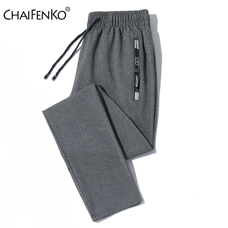 Men 2024 Autumn New Elastic Casual Sports Pants Men Fashion Multi-Pocket Jogging Trousers Fitness Running Drawstring Sweatpants