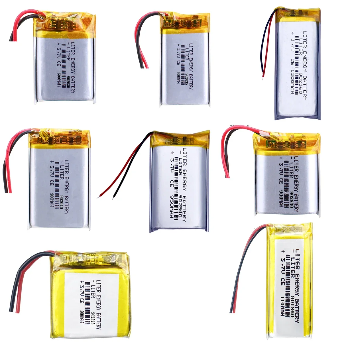 3.7V Lithium Polymer Li-Po li ion Rechargeable Battery Lipo cells For Electrograph Bluetooth speaker