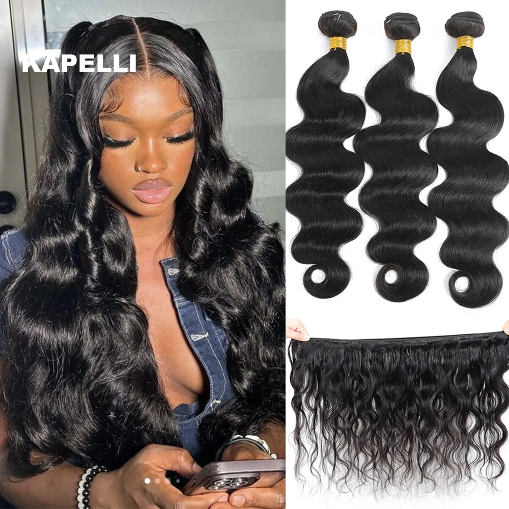 Cheap Wholesale 33 34 Inch Body Wave 3 4 Bundles Brazilian Hair Water Wavy Weave Human Hair Bundles Extensions Tissage For Women