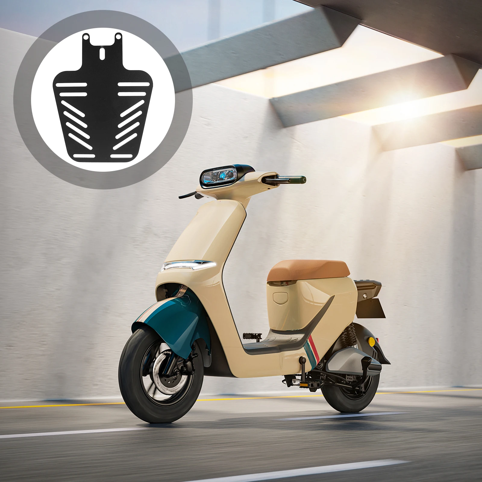 

Electric Vehicle Trunk Bracket Motorbike Cargo Accessories Rear One Racks Iron Carrier Motorcycle Holder