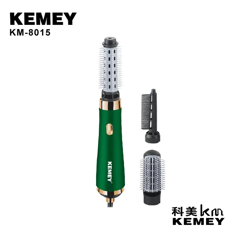 Kemei KM-8015 High Quality 3 In 1 3D Calefaction Electric Heating Straight  Máquina De Cortar Cabelo  Afeitar Maquina