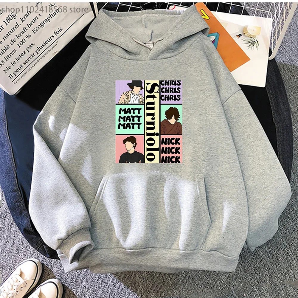 Sturniolo-sudaderas con capucha de tripletas para hombre y mujer, sudadera con estampado de diseño creativo, Tops clásicos Retro de los años 90, jersey de manga larga Y2k