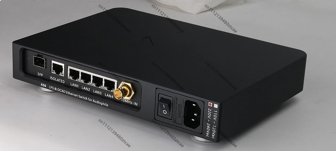 LHY AUDIO SW6 AS6 HiFi Switch, Fully Linear DC Powered, OCXO Constant Temperature Crystal Oscillator, Network Upgrade