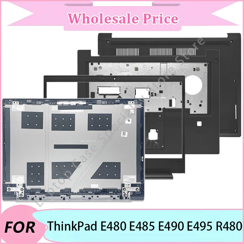 

NEW For ThinkPad E480 E485 E490 E495 R480 Front Bezel/Palmrest/Bottom Case/Laptop replacement parts/Laptop LCD Back Cover