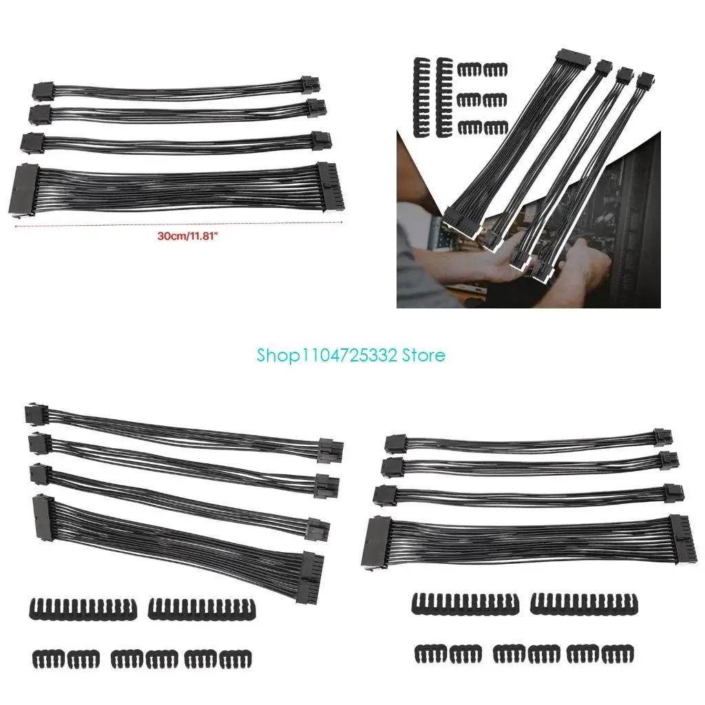 

P5EA Компьютерная материнская плата, 24-контактный кабель питания с графическим процессором, 8-контактный процессор, шнур