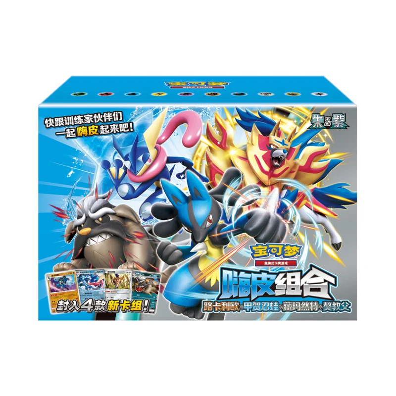 Genuine Pokémon TCG Zhu & Zi Hi Combination Deck Simplified Chinese Official Trading Card Game Set Complete Deck Constructio