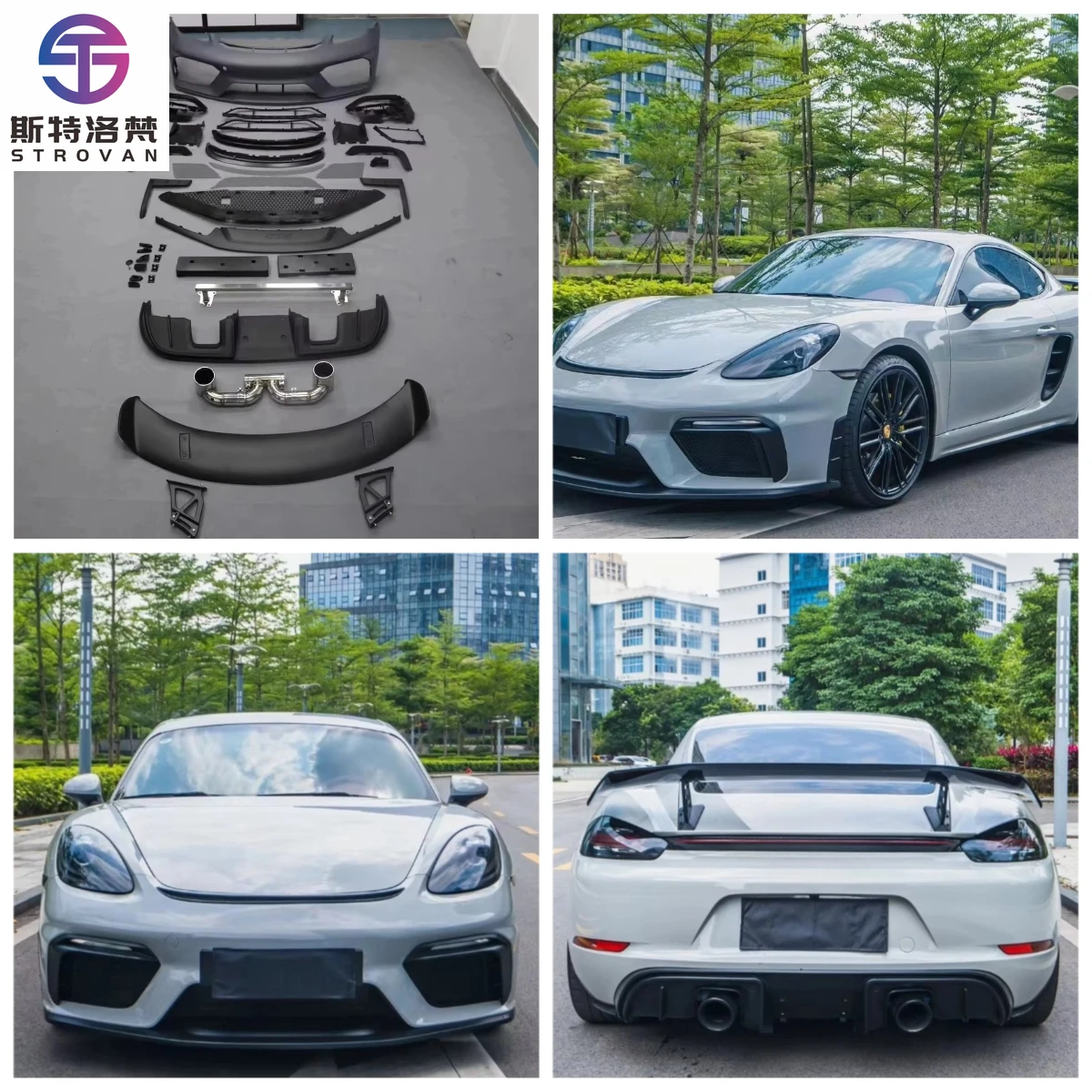 

High-Quality Body Kit for 982 GT4 - Complete Exterior Upgrade