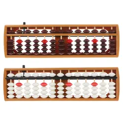 Portable Japanese 13 Digits Column Abacus Soroban Caculating School f