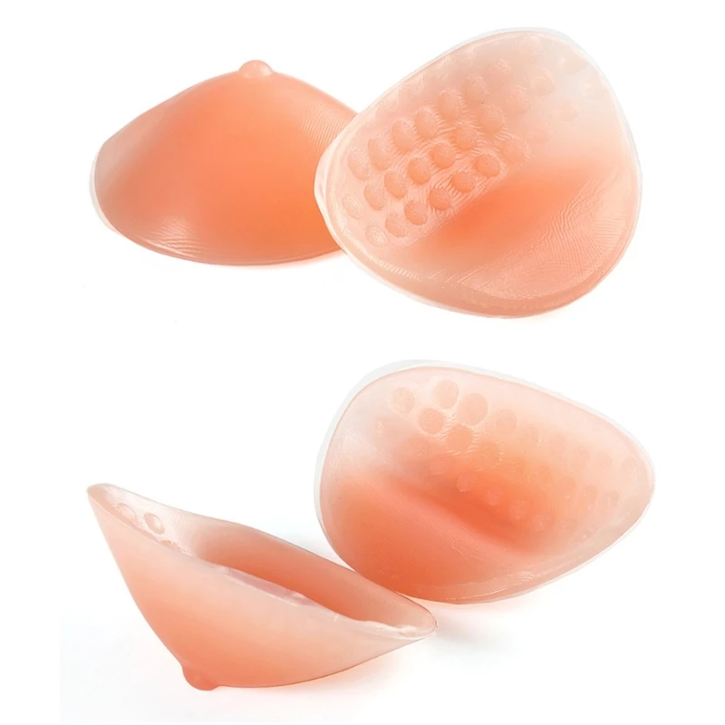 Silicone Breast Form Enhancer Mastectomy Prosthesis Triangled Bras Pad Gifts