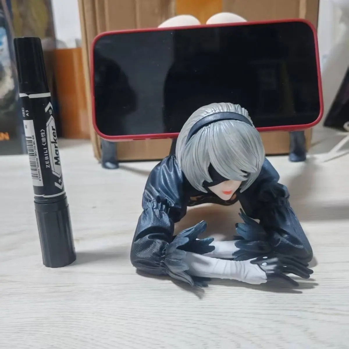 Nier: Gambar Automata Yorha No. 2 Tipe B 2b Figur Aksi Pvc Gadis Anime Gk Model Patung Boneka Mengumpulkan Hadiah Mainan Meja Dekorasi Ruangan