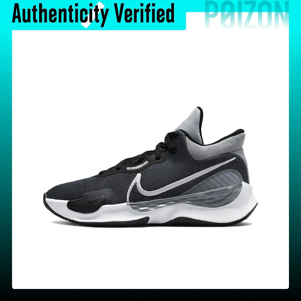 Nike Renew Elevate 3 Low top Performance Basketball Shoes Men's Black White DD9304-002