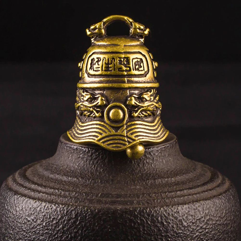 

3Pcs Brass Bell Pendant Retro Unique Shape Hanging Decor Lightweight DIY Keychain Pendant Bag Ornament Car Decoration