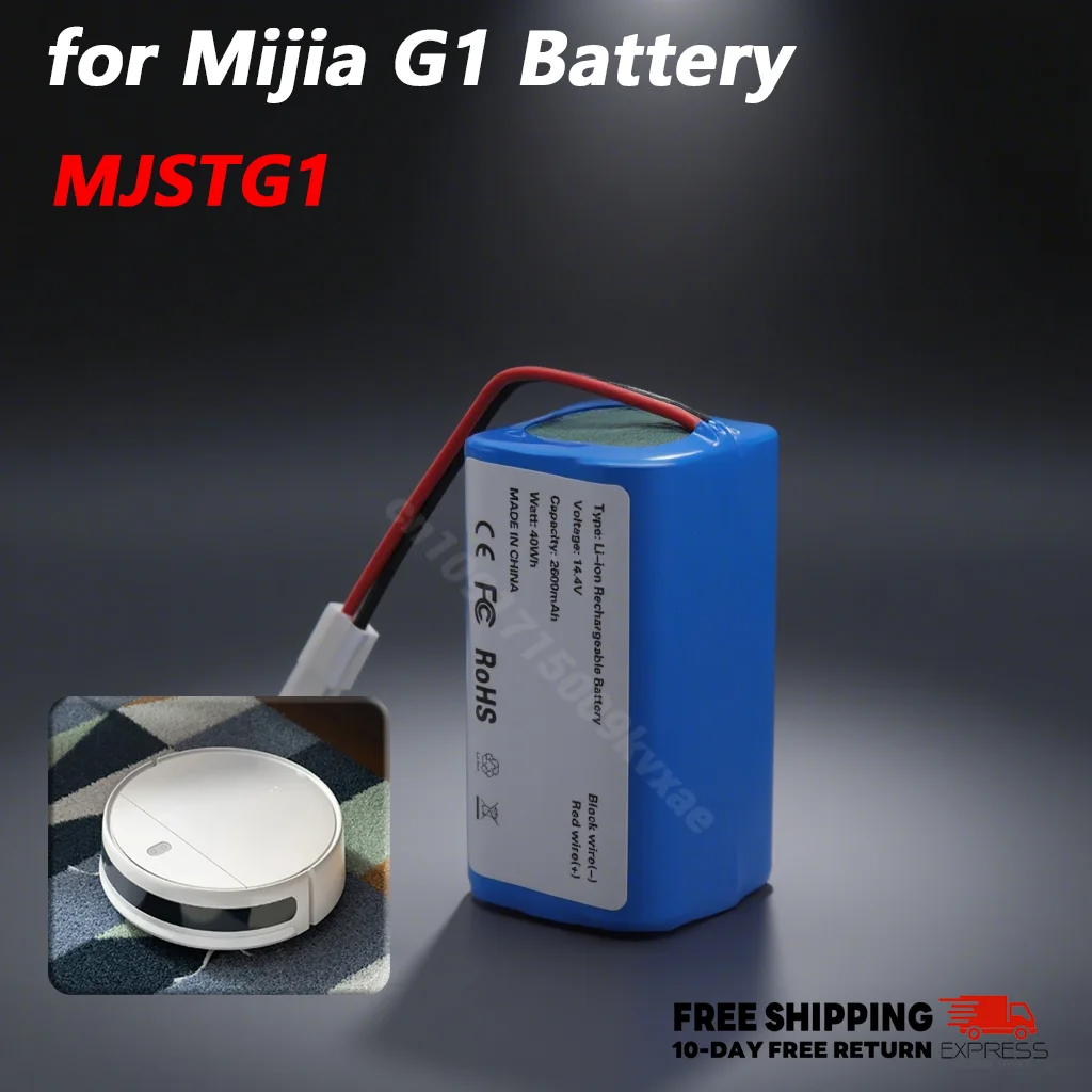 

14.4V 2600mAh Li - ion Battery - The Right Fit for Xiaomi G1 MI Robot Vacuum Mop, Necessary for MJSTG1 H18650CH R30 Accessories