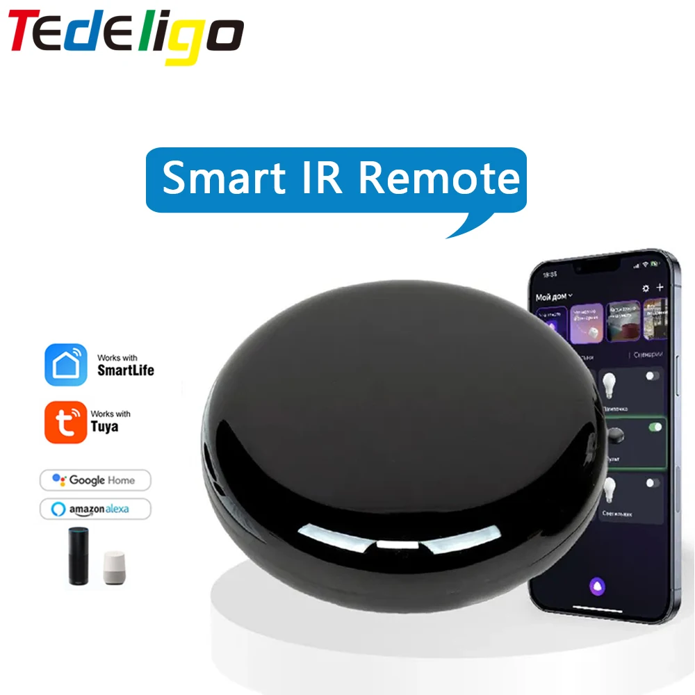 Control remoto Universal para aire acondicionado, dispositivo de Control remoto infrarrojo con WiFi, compatible con Smart Home, Tuya, Alexa, Google Home, Alice